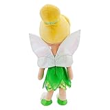 Disney Store Official Princess Plush Doll (Tinker Bell from Peter Pan) Medium 14 Inches, Princess Dolls with Embroidered Features, Plush Toys, Princess Toys for Girls