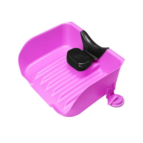 Portable Shampoo Basin Hair Wash - Kaleurrier Hair Washing Station Shampoo Tray for use at Home for Sink Bathtub - Tear-free Rinser for Baby Toddler Kids Elderly Bedridden Disabled Patient(Purple)
