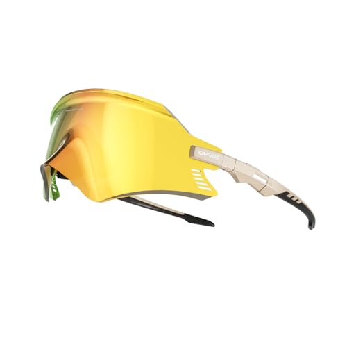 KAPVOE Cycling Glasses Mountain Bike Sunglasses MTB Windproof Motorcycle Goggles Men Women Triathlon Sports Running 22