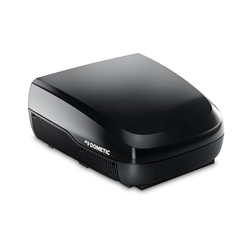 Dometic FreshJet 3 Series, RV Rooftop Standard Air Conditioner, 13.5K BTU, Black, Cool Only, No Pre-Installed Controls, Single or Multi-Zone