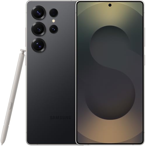 SAMSUNG Galaxy ​S25 Ultra 5G 2025 (International Version) | GSM Unlocked (T-Mobile) | ​512GB ​Storage​ + 12GB RAM SM-S938B ​Qualcomm Snapdragon 8 Elite Android 15 Smartphone (Titanium Black)
