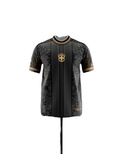 Brasil #10 Home ney Concept Soccer Jersey for Men – Sport Team Fan Shirt Inspired | Shirt for Training or Casual Wear (US, Alpha, X-Large, Regular, Regular, Home)