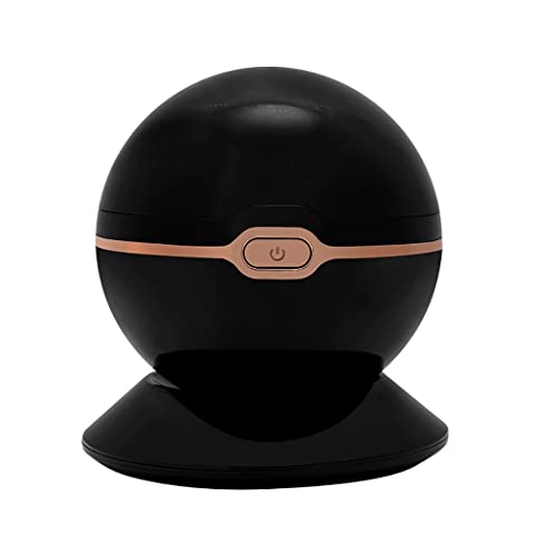 Head Shavers for Bald Men, Spherical Electric Shaver Spherical Knife Net Waterproof Shaving USB Rechargeable Beard Trimmer Cutting Razor Machine for Man (Color : Golden)