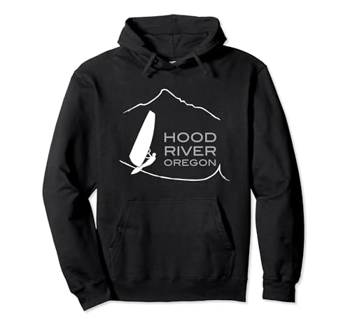 Windsurfing Hood River Oregon, Windsurfer Pullover Hoodie