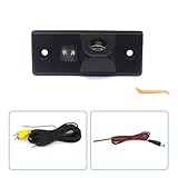 LFULNKD Reverse Camera Compatible with Vw Polo Classic Vivo Sedan 9N 9N3 2003~2015 2016 2017 2018 Car Rear View Camera CCD Night Vision(Camera)