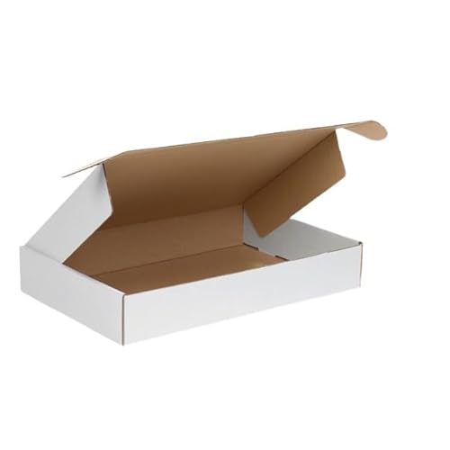 Ucanpack White Shipping Boxes 15x11x2" Made in USA - 50 Pack White Corrugated Mailer Boxes, Cardboard Boxes for Shipping & Packing - Custom Shipping Boxes - Shipping Boxes Large