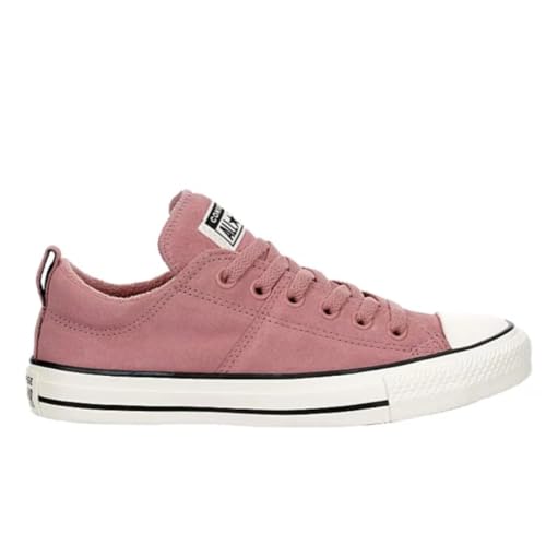 Converse Unisex Chuck Taylor All Star Madison Ox Mid High Canvas Sneaker - Lace up Closure Style - Night Flamingo/Egret/Black 8.5