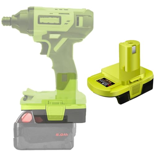 for Milwaukee Battery Adapter, Convert for Milwaukee for M18 Batery to Work for Other Tools (for M18 Battery to for Ryobi 18V Tool)