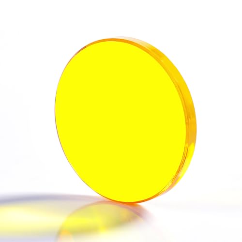 CNCOLETECH CO2 Laser Lens 18mm FL:2" or 50.8mm Laser Mirror CVD ZnSe Focus Focal Lens for CO2 Laser Engraving Cutting Engraver/Cutter 40W-200W
