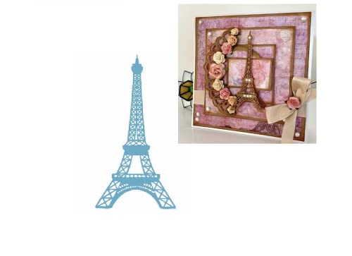 Paris Eiffel Tower Metal Cutting Dies Scrapbooking Card Making Embossing Craft
