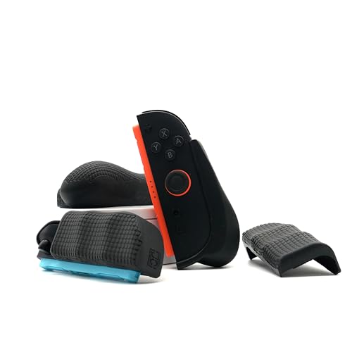 Comfort Felt Grips for Nintendo Switch 2 Joy Cons 2 | Slim and Thick Slide On | Gaming Handheld Ergonomics with Textured Pattern by JCSFY (Slim & Thick Pairs)
