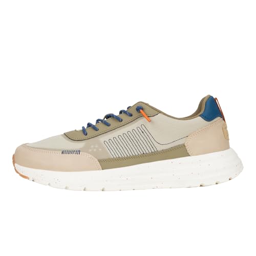 HEYDUDE Sirocco Alta Leisure Stone Grey/Multi Size 9, Mens Shoes, Mens Casual Sneakers, Comfortable & Light-Weight