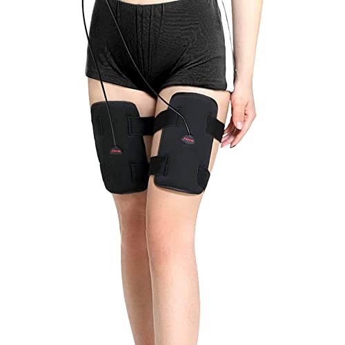 Erbaofd Leg Slimming Thigh Toning Belt, EMS Electric Rechargeable ABS Female Thigh Toner Slimming Legs Belt, for Women Lose Fat Body Sculpting