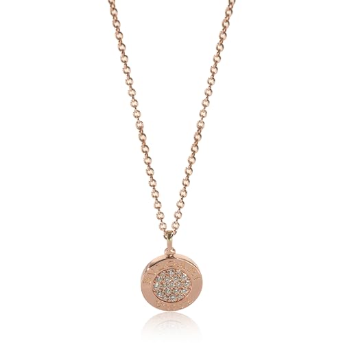 BVLGARI, Pre-Loved,BVLGARI, Pre-Loved, Diamond Necklace in 18k Rose Gold 0.34 CTW, 19 in