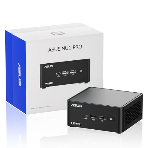 Intel NUC 14 Pro，for ASUS NUC 14 Pro NUC14RVH Revel Canyon AI Mini PC,Core Ultra 5 125H, Intel Arc GPU,AI Ready,32GB DDR5, 512GB SSD, Win 11 Pro, 8K/4K Quad Display/BT 5.3/WiFi 6E/Thunderbolt 4