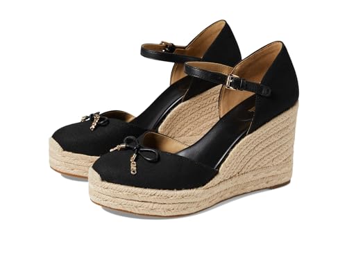 Michael Kors Nori Wedge Espadrille Black 7 M