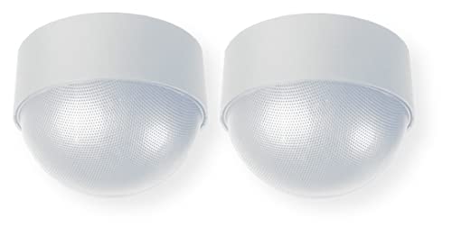 OWI Audio 2X2AMP-HD-NEP-2W Pair of Neptune Amplified HD Pendant Speakers, White; 5" Woofer; Omni-Directional Wide Dispersion; Aluminum Grill; Plastic Enclosure; Maximum 65 W Power