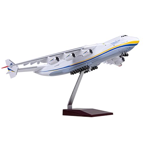 SCYYBF Antonov AN-225 Transport Aircraft 1:200 Large Cargo Aircraft Model Alloy Ukrainian Painted Aircraft with Wheels Living Room Ornaments Collection Gifts Crafts Gifts