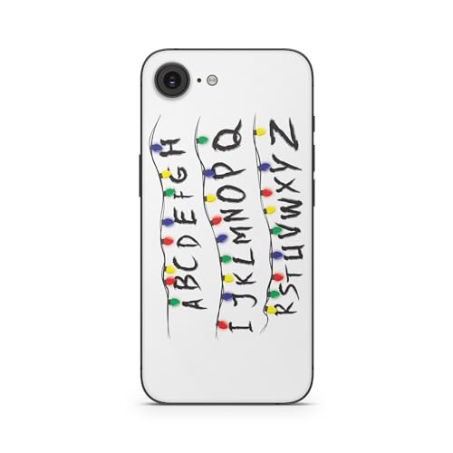 Phone Skin Compatible with Apple iPhone 16e - Stranger Alphabet - Premium 3M Vinyl Protective Wrap Decal Cover - Easy to Apply | Crafted in The USA by MightySkins