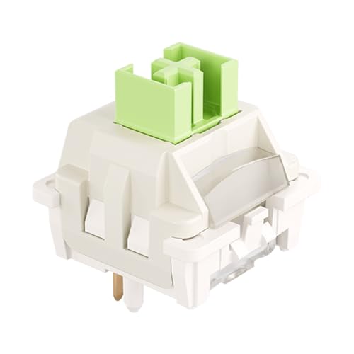 LEOBOG Reaper Keyboard Switches, 100 Pcs Linear Switch Set, Factory Lubed 5-Pin Creamy Switch with POM Stem, LED Slot for Mechanical PC Gaming Keyboard, Compatible with MX Keycaps