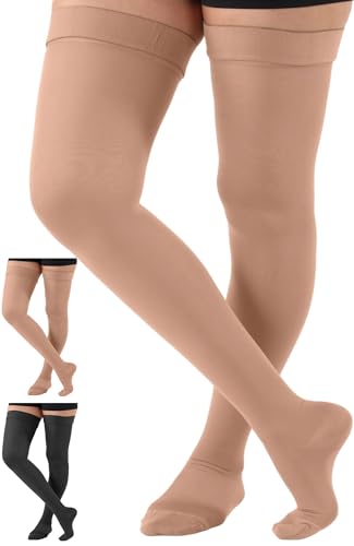 ABSOLUTE SUPPORT Medias Para Varices Mujer, 20-30mmHg, A203SW
