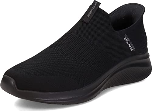 Skechers Sport Slip-Ins: Ultra Flex 3.0-Smooth Step Men's Slip On, 14 D(M) US, Black-Black