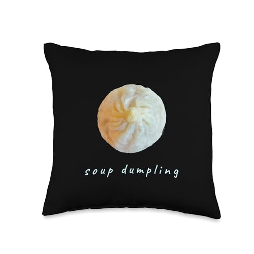 Dim Sum Soup Dumpling Xiao Long Bao Chinese Food Throw Pillow