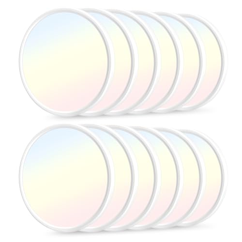 hunhun 12 Pack 3200lm LED Flush Mount Ceiling Light 28W 12 Inch 5CCT Adjustable Super Slim 0.87 inch led Ceiling Light Fixture Round Ceiling Lamp for Bedroom Living Room Kitchen Laundry White