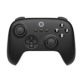 8Bitdo Ultimate Bluetooth Controller with Charging Dock, Wireless Pro Controller with Hall Effect Sensing Joystick, Compatible with Switch, Windows and Steam Deck (Black)