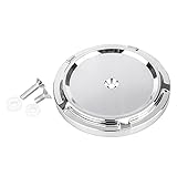 SHMT Stage 1 Big Sucker Air Cleaner Cover for Harley Dyna Low Rider Wide Glide Electra Glide Road King Softail Sportster Iron 883, Chrome