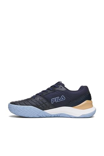 Fila Men's Axilus 3 Shoes, Fila Navy/Powder Blue/New Wheat - 8