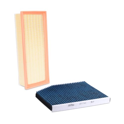 Forccord Cabin & Engine Air Filter Fit for Audi A4 & A4 Quattro 2009-2016, Audi A4 2013-2016 allroad Activated Carbon Cabin Filter Replacement CF11179 CA10522