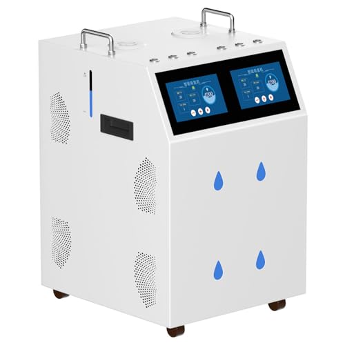 FXNFXLA Hydrogen Inhalation Machine, 8400ml/Min (5600 H+2800 O) Dual System Hydrogen Generator, 6-Port Silent H2 Inhaler, 99.99 Percent High Purity, SPE/PEM Technology