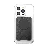 PopSockets Phone Wallet with Expanding Grip, Phone Card Holder, Wireless Charging Compatible, Wallet Compatible with MagSafe - Laced