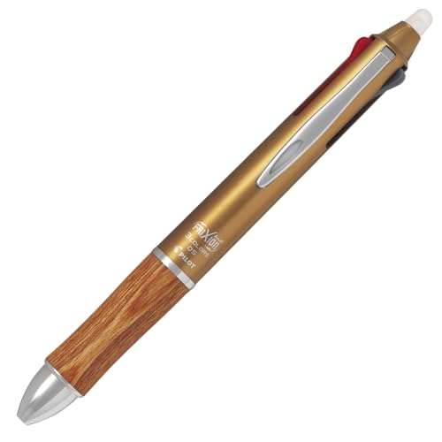 Pilot LKFB-2SEF-BN Erasable 3 Color Ballpoint Pen Frixion Ball 3 Wood 0.5 Brown