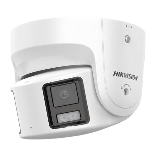 Hikvision Panoramic IP Camera DS-2CD2387G2P-LSU/SL(4MM) 8MP Color Vu Fixed Turret Network Camera,24/7 Colorful Imaging,130 dB WDR,H.265+,IP67,International Version