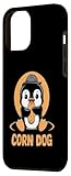 iPhone 15 Plus Corn Dog Penguin Cute Funny Animal Food Penguin Corn Dog Case