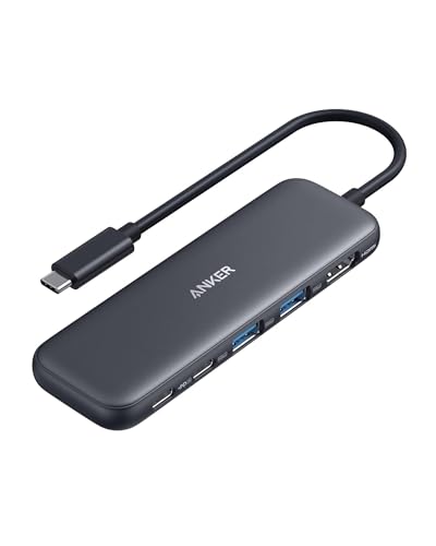 Anker 332 USB-C Hub (5-in-1) with 4K HDMI Display, 5Gbps - and 2 5Gbps USB-A Data Ports and for MacBook Pro, MacBook Air, Dell XPS, Lenovo Thinkpad, HP Laptops and More