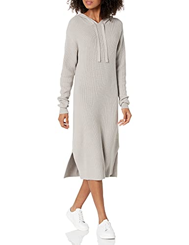 The Drop Women's Claudia Cuddle Hoodie Midi Dress, Porpoise, M