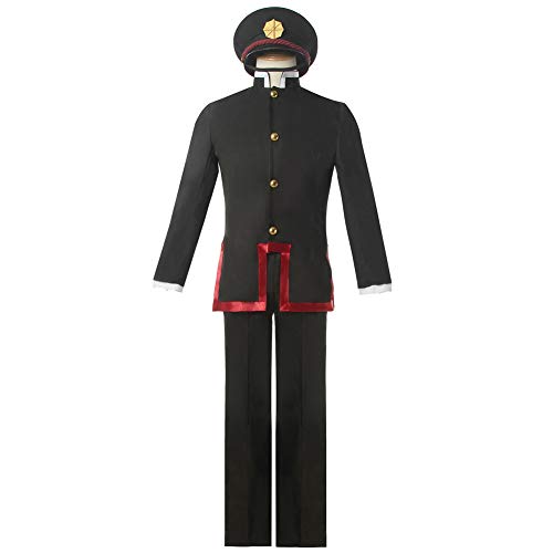 Nuoqi Hanako Kun Cosplay Costume Toilet Bound Hanako-kun Cosplay Outfit Men Boys Japanese School Uniform with Hat S