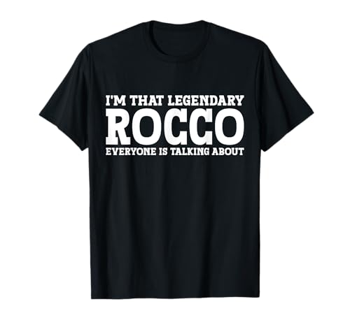 Rocco Personal Name Funny Rocco T-Shirt