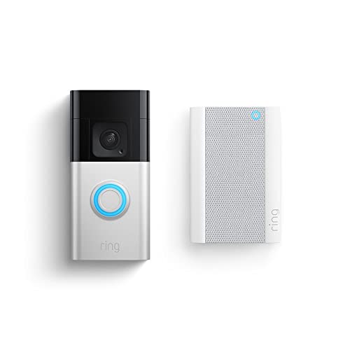 Ring Battery Doorbell Plus | Head-to-Toe HD+ Video, motion detection & alerts, and Two-Way Talk (2023 release) with Ring Chime Pro