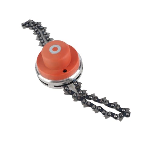 Wire with Saw Universal GardenMultifunctional Chain Trimmer Head Replacement Parts Garden Tool Lawn Mower Accessories Orange