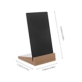 Tofficu 5pcs Small Blackboard Writing Board for Message Chalkboard Shop Message Board Mini Chalkboard Table Prices Board Erasable Whiteboard White Board Mini Blackboard Signs Abs