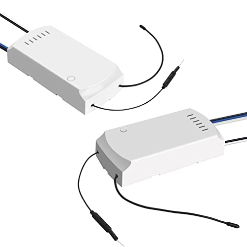 SONOFF iFan04-L WiFi Ceiling Fan Light Controller, APP Control&Remote Control, Compatible with Alexa & Google Home, No Hub Required(2.4G WiFi) (2 Pack)