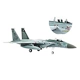 HANGHANG 1/100 Scale F-15 Eagle Fighter Attack Plane Metal Fighter Military Model Fairchild Republic Diecast Plane Model for Commemorate Collection or Gift