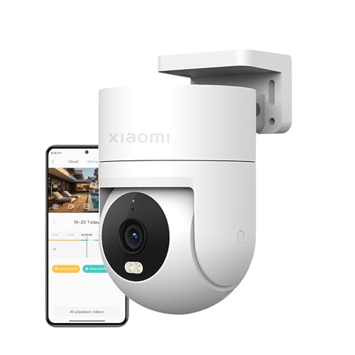 Xiaomi Outdoor Security Camera CW300-2.5K Wireless WiFi Pet Monitor, Local AI Human Tracking, IP66, Color Night Vision, 2-Way Audio, Cloud & SD Storage