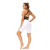 romansong Yoga Shorts with Pockets for Women High Waist,Women's Workout Bike Running Gym Cycling Athletic Active Comfy Shorts with Design