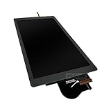 Partsatoz LCD Screen Display with Front Outer Lens Touch Glass Digitizer Panel Assembly Replacement for Nintendo Switch NS Lite Console (Not for Switch Nor Switch OLED) - Black