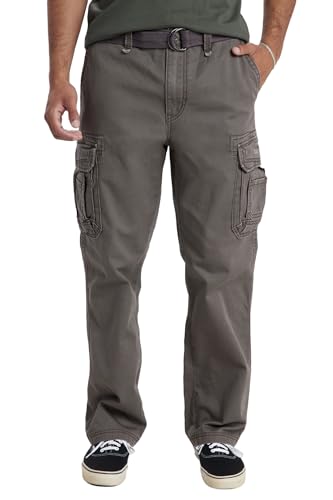 UNIONBAY mens Survivor Iv Relaxed Fit Cargo - Reg and Big Tall Sizes Casual Pants, Saddle, 34W x 30L US